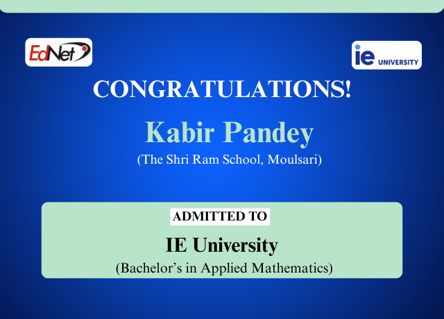 Congratulations Kabir Pandey