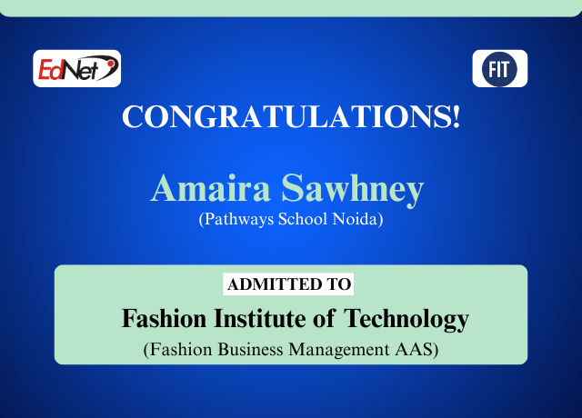 Congratulations Amaira Sawhney