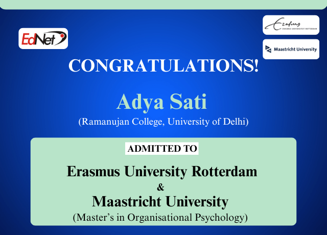 Congratulations Adya Sati