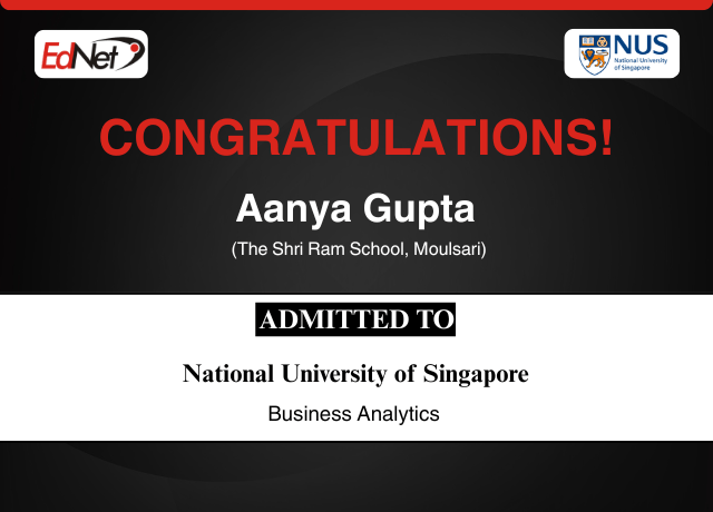Congratulations Anya Gupta!